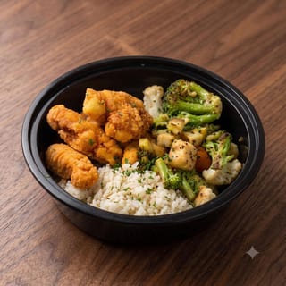 Fried Chicken & Rice Bowl